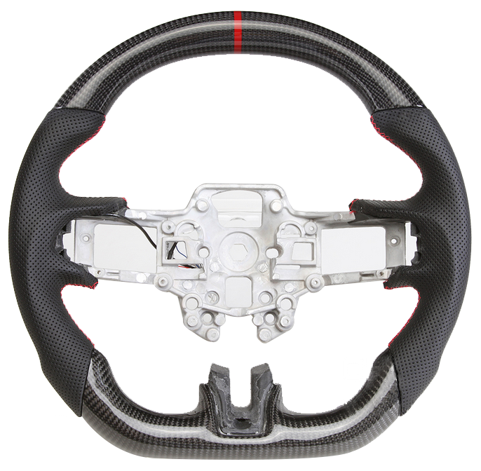 Carbon Fibre Steering Wheel For Ford Mustang 2018-2023