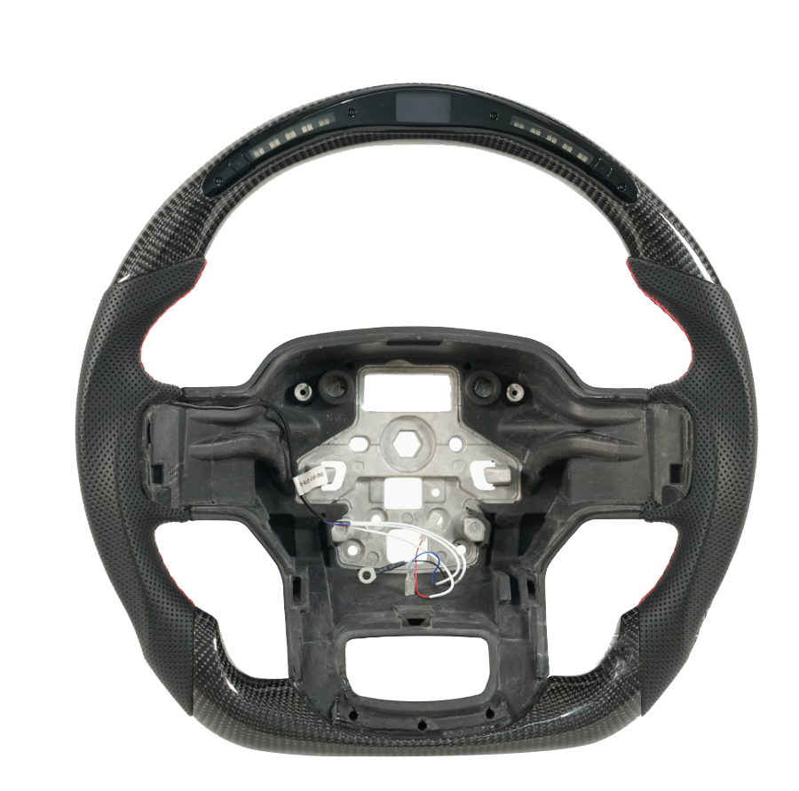 Carbon Fibre Steering Wheel For Ford Raptor F150 2021-2024